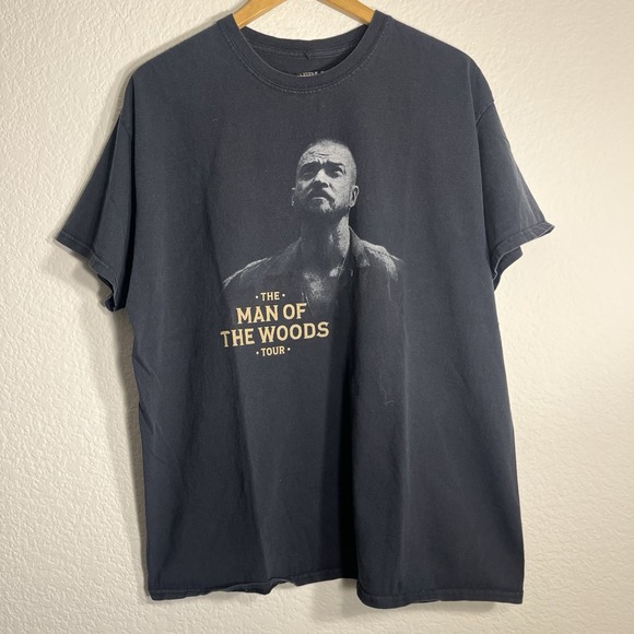 Jerzees Other - Justin Timberlake Man of the Woods Tour Pop Music Concert T-Shirt 2018 Xl
